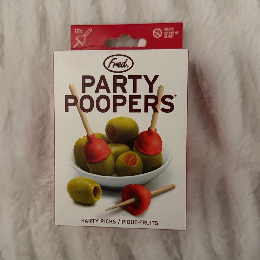 Fred Party Poopers Picks - Red and Brown